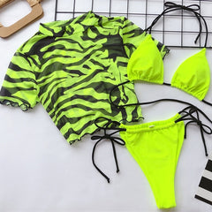 Peachtan One shoulder neon green bikini 2019 micro Bandeau swimwear women bathing suit biquini Summer beachwear Push up swimsuit