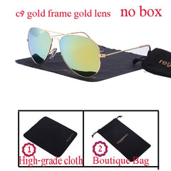 reggaeon luxury Glass lens sunglasses women 2019 High quality uv400 men Brand Designer beach box rays Pilot Sun glasses G15