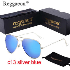 reggaeon luxury Glass lens sunglasses women 2019 High quality uv400 men Brand Designer beach box rays Pilot Sun glasses G15