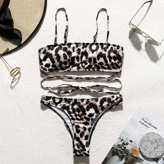 Snake print bikini Push up swimsuit female bathing suit String thong Brazilian bikini 2019 High cut swimwear women Sexy biquini