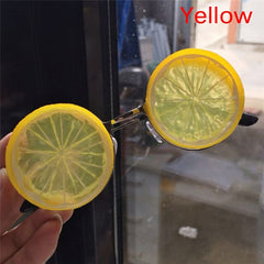 DIY Lemon Glasses Creative Beach Wedding Photography Studio Photos Funny Sunglasses Glasses Props