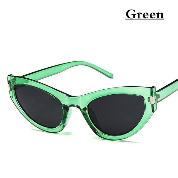 2019 New Cat Eye Sun Glasses Fashion Luxury Personality Women Sunglasses Vintage Brand Designer Nail Glasses Beach Sun Shade