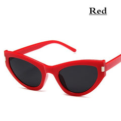 2019 New Cat Eye Sun Glasses Fashion Luxury Personality Women Sunglasses Vintage Brand Designer Nail Glasses Beach Sun Shade