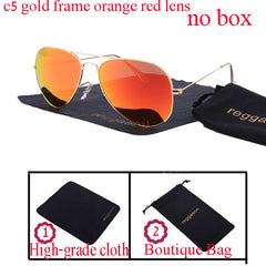 reggaeon luxury Glass lens sunglasses women 2019 High quality uv400 men Brand Designer beach box rays Pilot Sun glasses G15