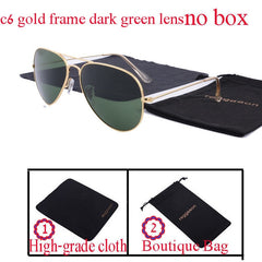 reggaeon luxury Glass lens sunglasses women 2019 High quality uv400 men Brand Designer beach box rays Pilot Sun glasses G15