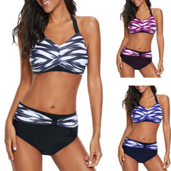 2019 New Women's Bikini swimwear high waist Swimsuits Swimwear Push Up Bikini Set Women's Plus Size 5XL Swimsuit