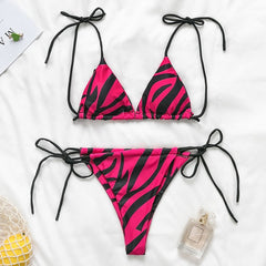 Peachtan One shoulder neon green bikini 2019 micro Bandeau swimwear women bathing suit biquini Summer beachwear Push up swimsuit